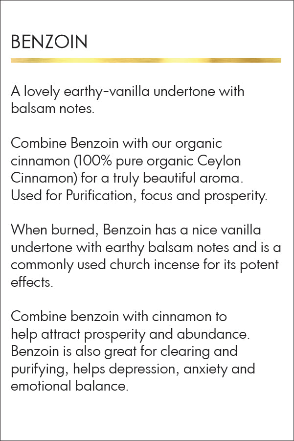 Benzoin Resin - 100% Natural
