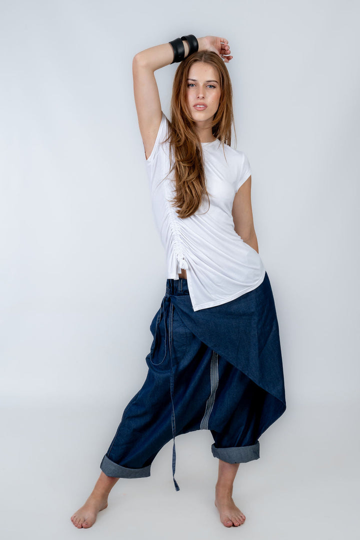 Mens Denim Wrap Pant- UNISEX
