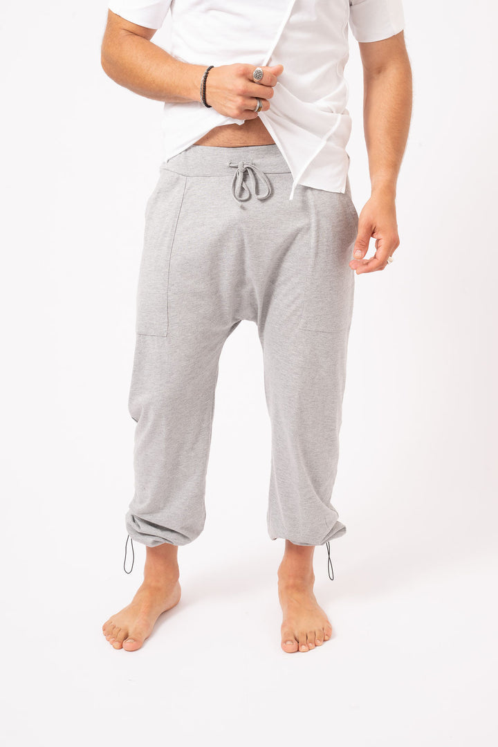 Drop Crop Pants With draw cord- UNISEX