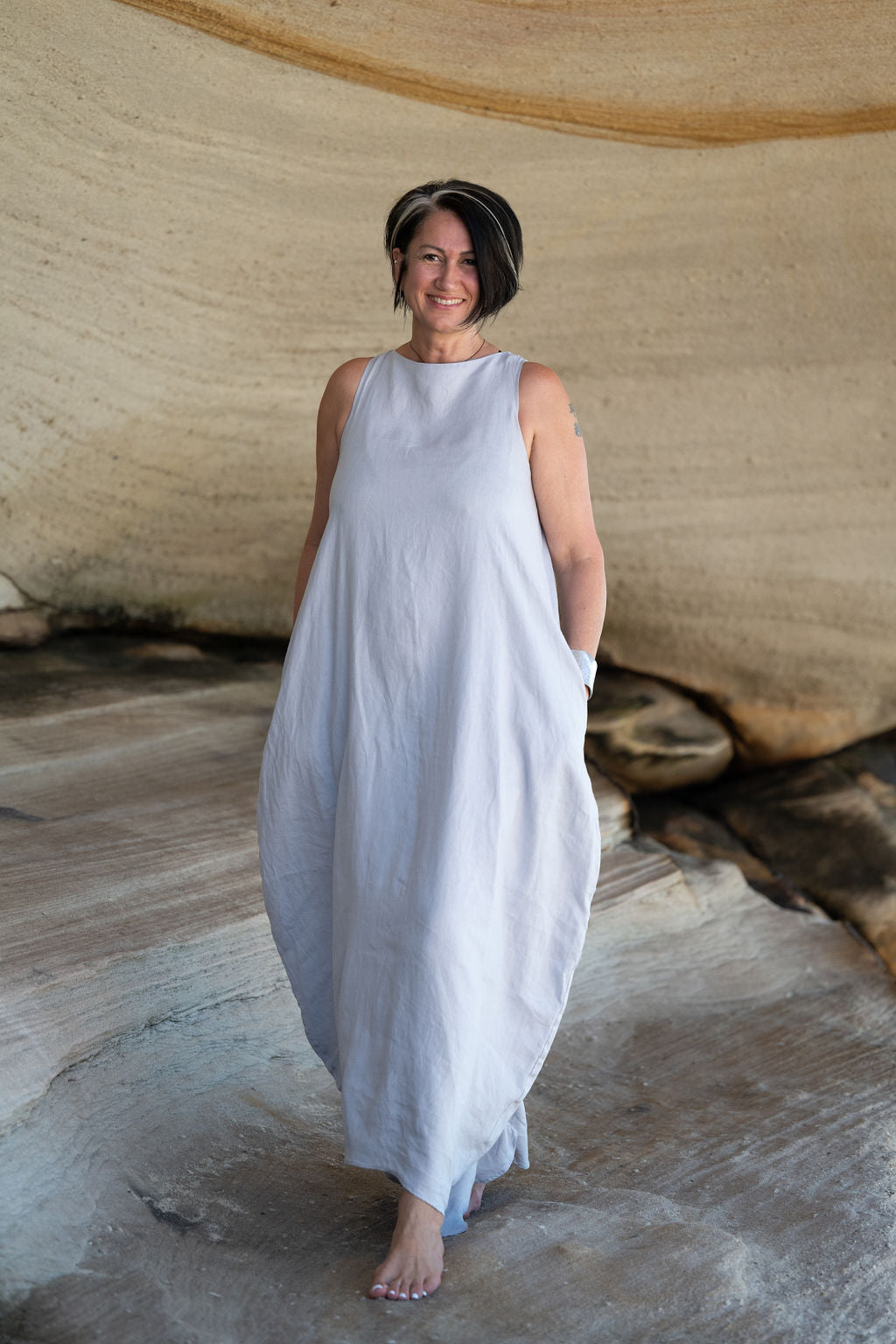 Linen Maxi Dress