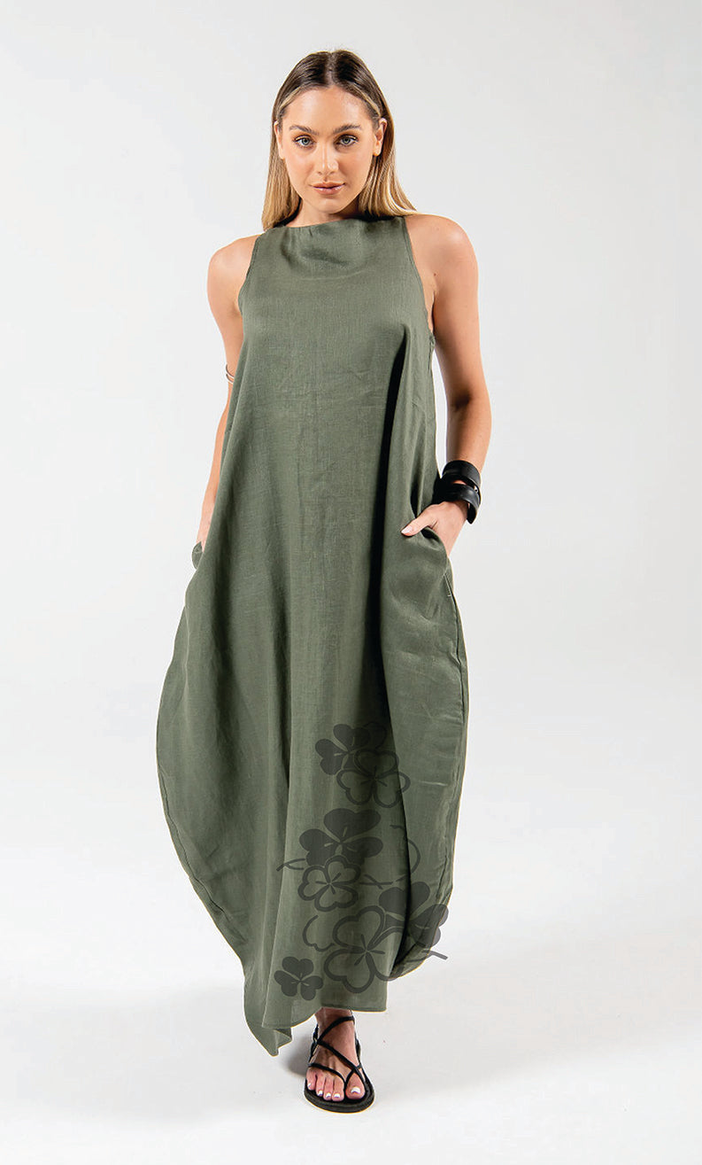 Linen Maxi Dress