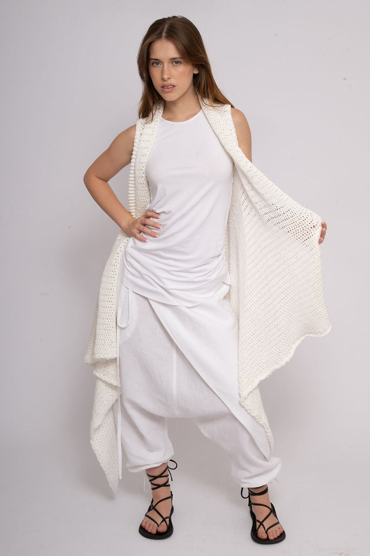 High Neck Action Back Top