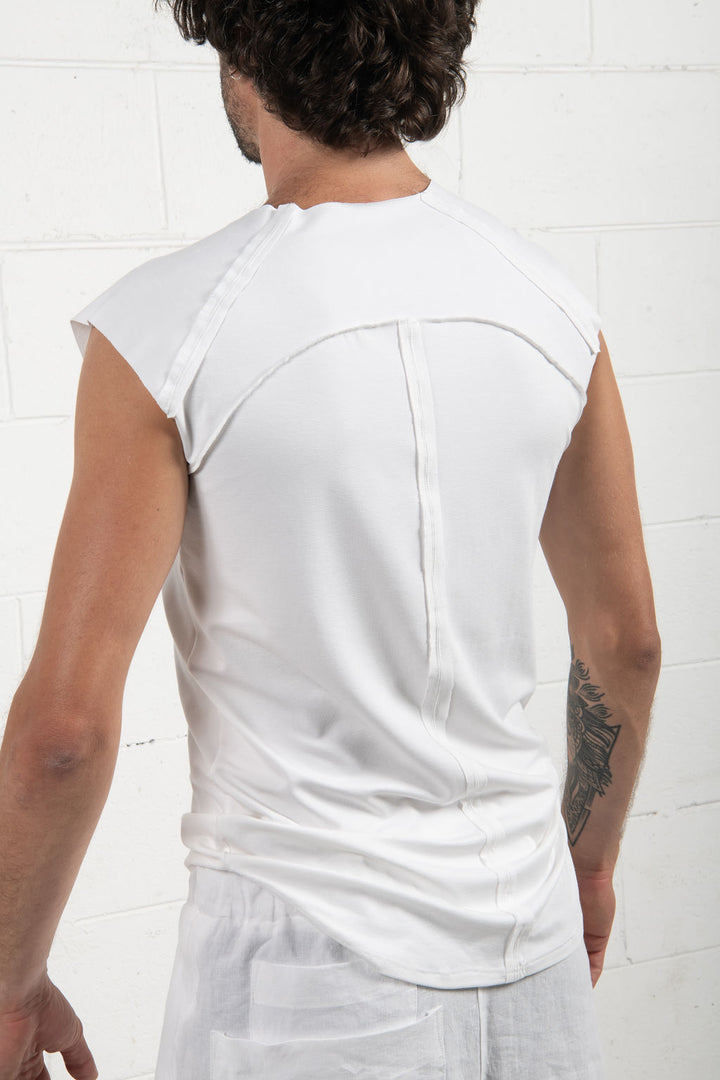 Raw Raglan Muscle- T