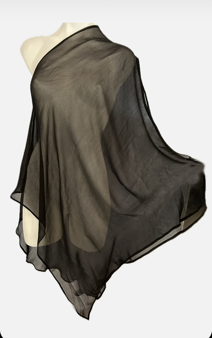 Silk Sheer long Blouse