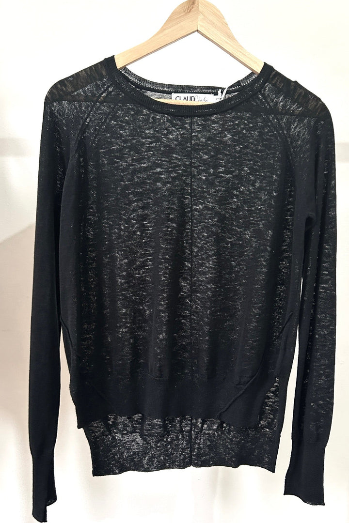 Linen knit sweater