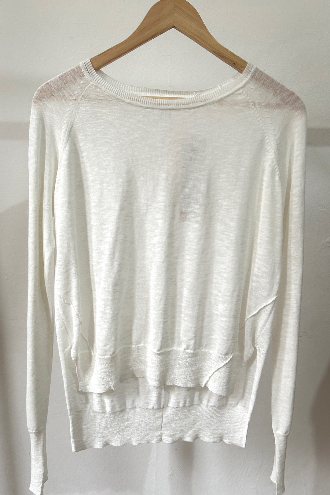 Linen knit sweater