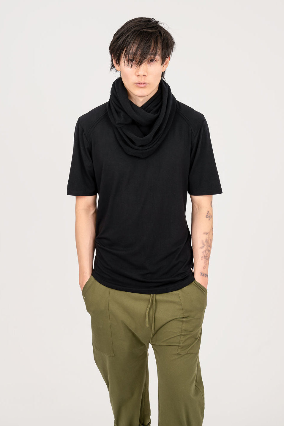 MEN'S Drop Crop Pants With draw cord- UNISEX