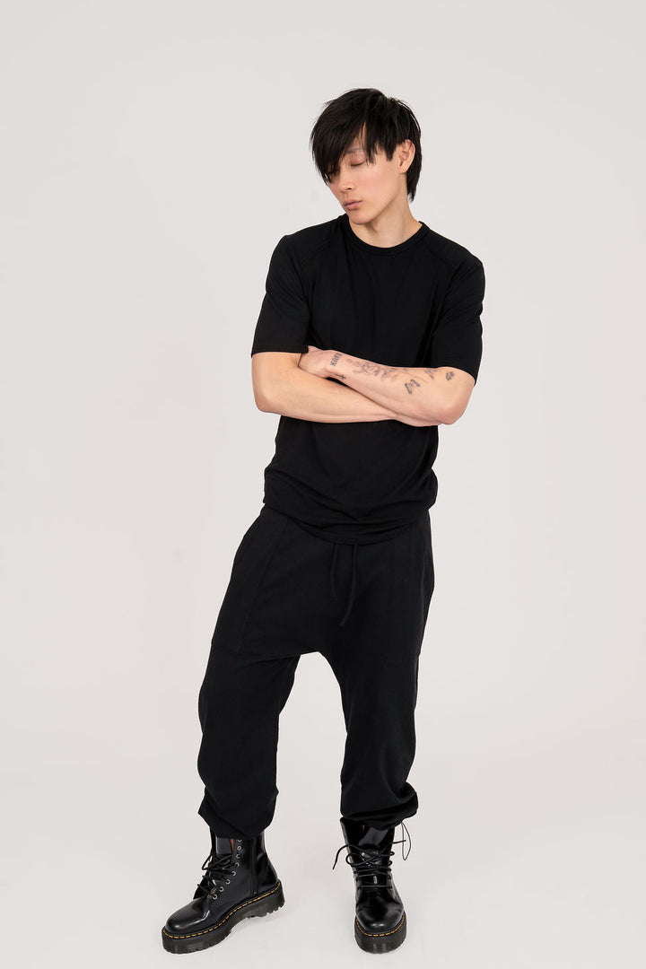MEN'S Drop Crop Pants With draw cord- UNISEX