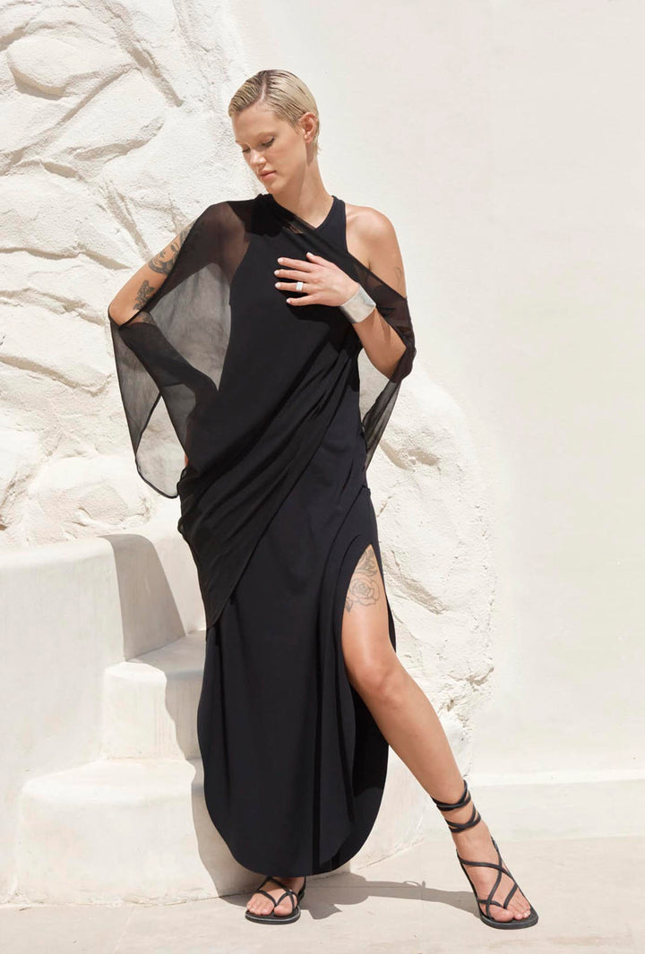 Silk Sheer long Blouse