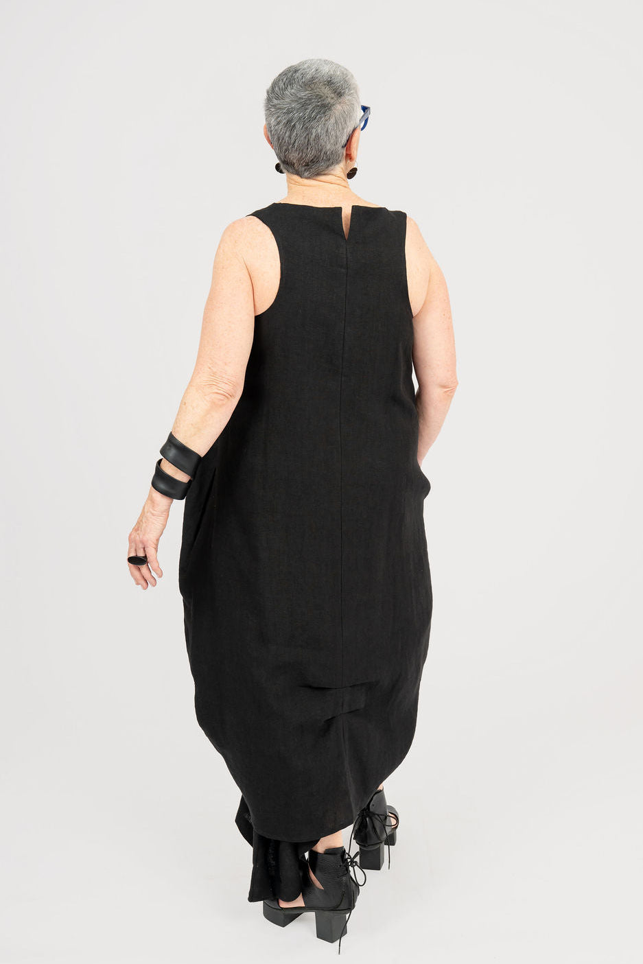 Linen mid length Dress