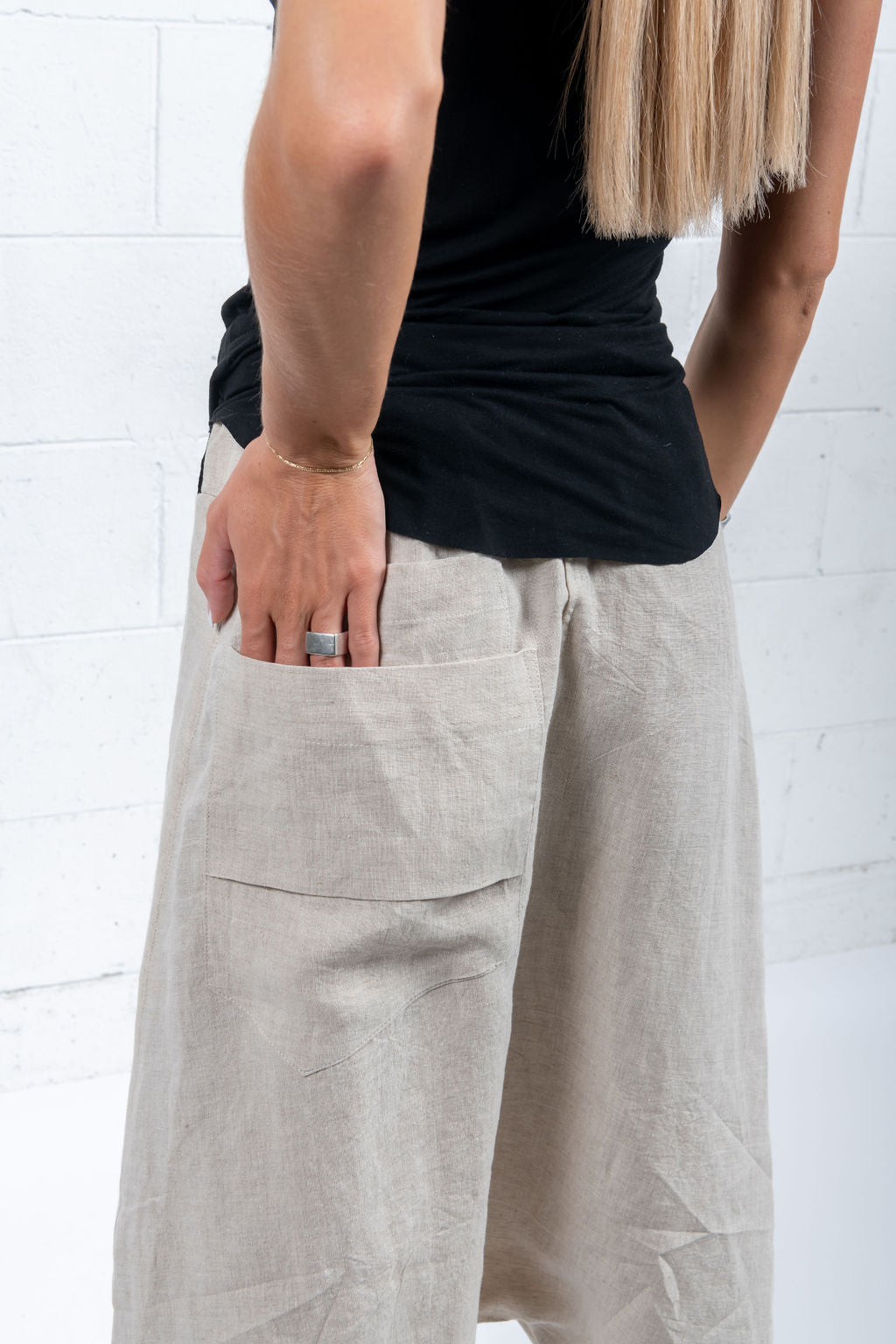 Linen Wrap Pant- UNISEX