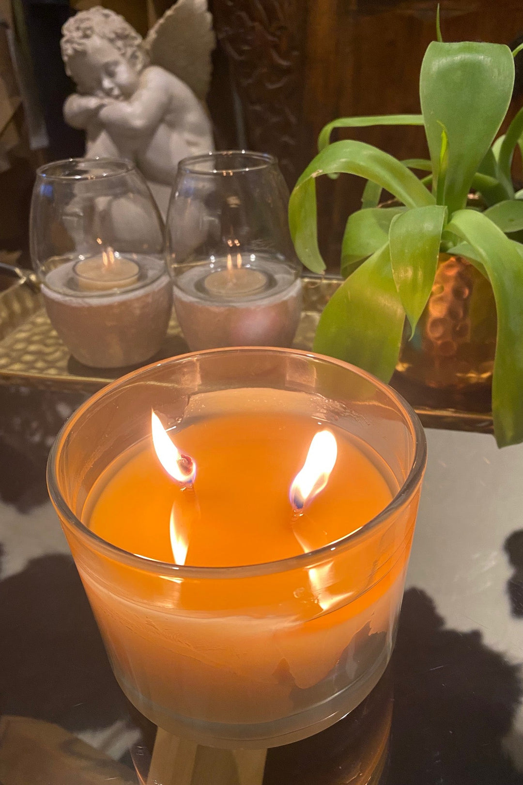 Grounding Essential Oil - Coconut & Beeswax Candle