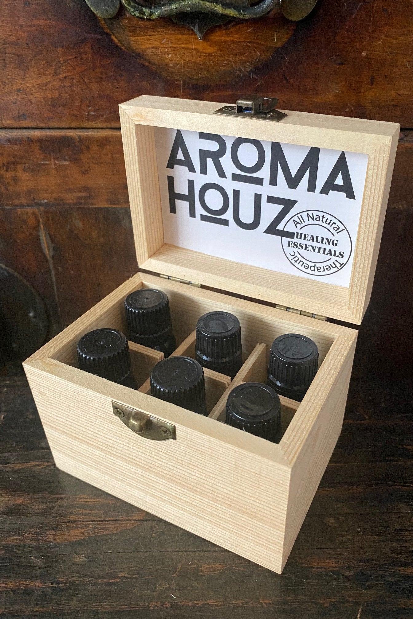 6 Pack Essential Oil Gift Box - Aroma Houz