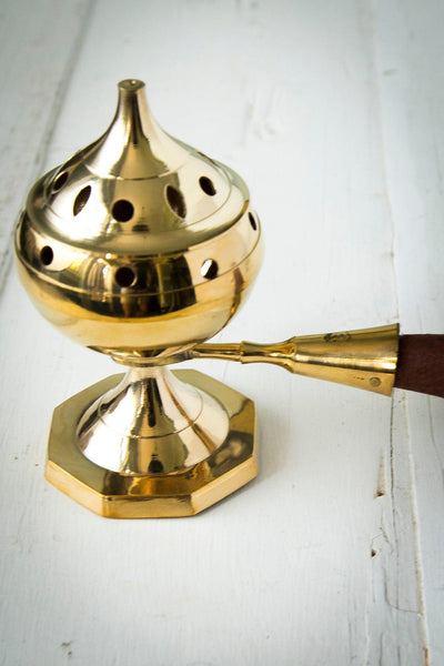 Brass Sensor Resin Burner - Aroma Houz