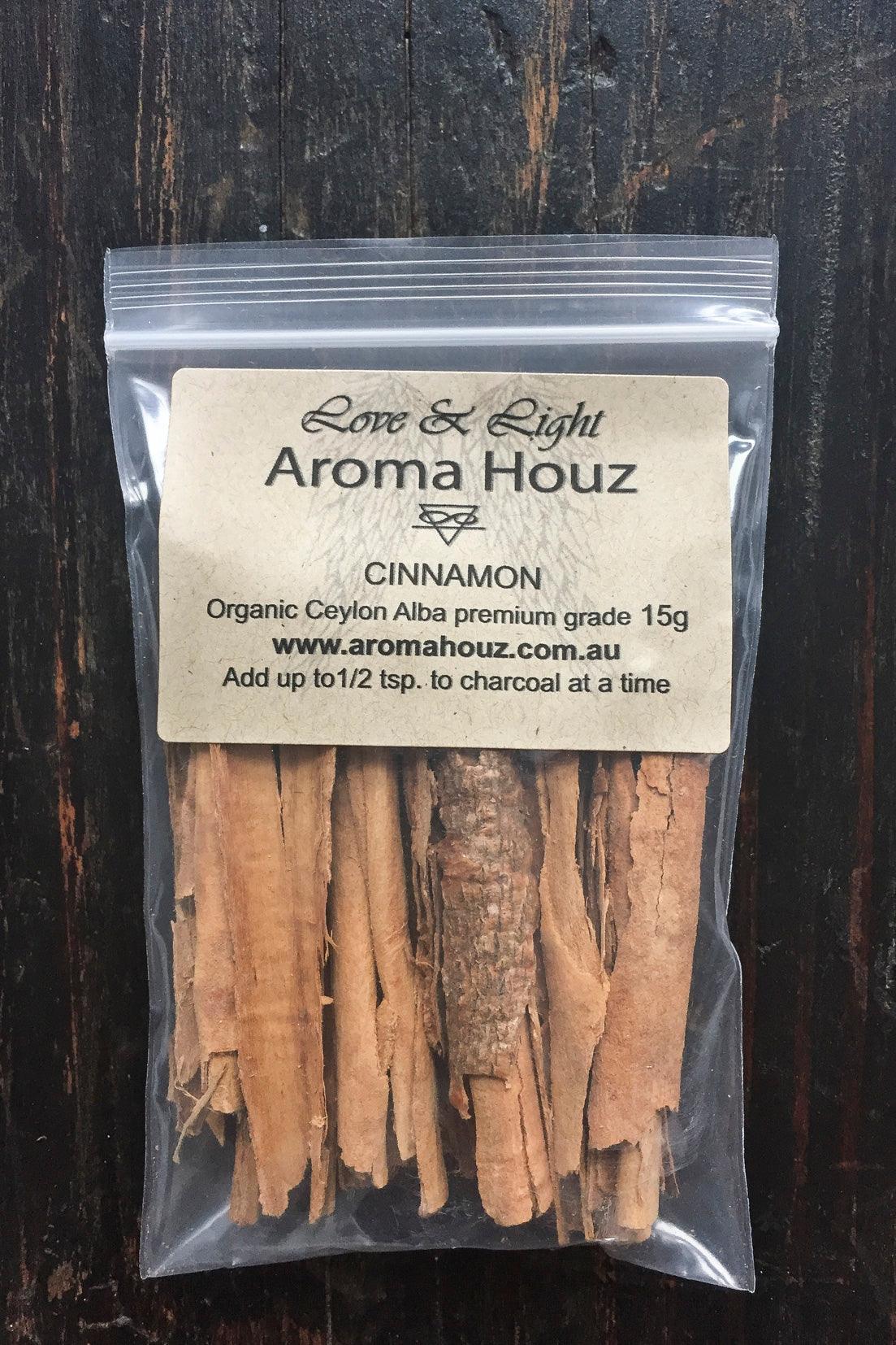 Cinnamon - Organic & 100% Natural - Aroma Houz